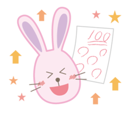 The school life of the rabbit sticker #4384176