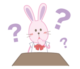 The school life of the rabbit sticker #4384178