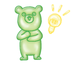 SKELETON GUMMY BEAR sticker #4385376