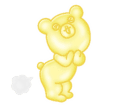 SKELETON GUMMY BEAR sticker #4385383