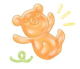 SKELETON GUMMY BEAR sticker #4385390