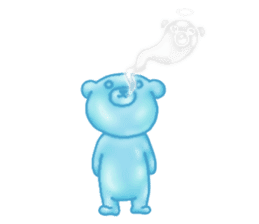 SKELETON GUMMY BEAR sticker #4385396