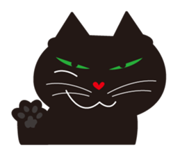 Three close cats sticker #4386002