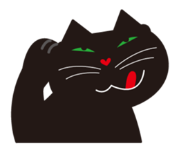 Three close cats sticker #4386005