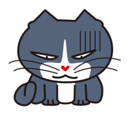 Three close cats sticker #4386010