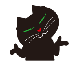 Three close cats sticker #4386011