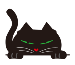 Three close cats sticker #4386017