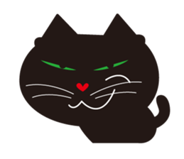 Three close cats sticker #4386020