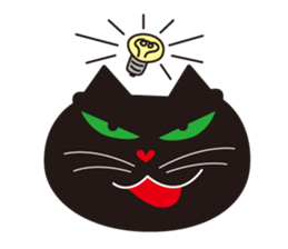 Three close cats sticker #4386026