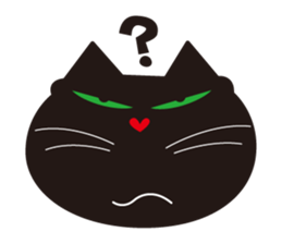 Three close cats sticker #4386029