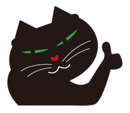 Three close cats sticker #4386032