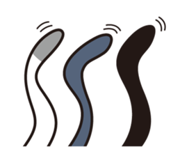 Three close cats sticker #4386039