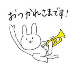 The usagi high school marching band club sticker #4387053