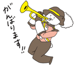 The usagi high school marching band club sticker #4387075