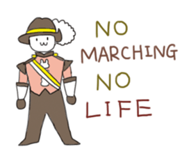 The usagi high school marching band club sticker #4387078