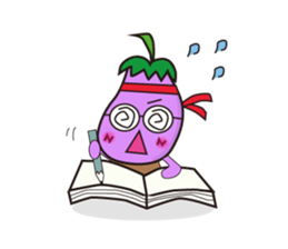 Nothing Eggplant! sticker #4387454