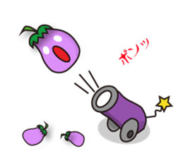 Nothing Eggplant! sticker #4387468