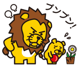 Chibi-istu Animal's family Sticker sticker #4387526
