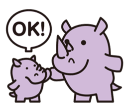 Chibi-istu Animal's family Sticker sticker #4387537