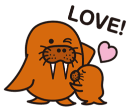 Chibi-istu Animal's family Sticker sticker #4387546