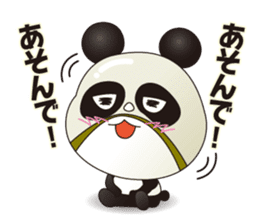 Wrestling mask panda sticker #4387800
