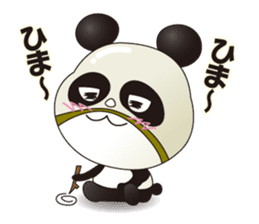 Wrestling mask panda sticker #4387801