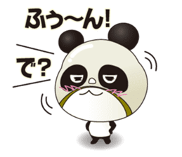 Wrestling mask panda sticker #4387803