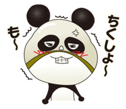 Wrestling mask panda sticker #4387813