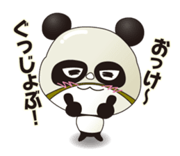 Wrestling mask panda sticker #4387814