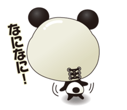 Wrestling mask panda sticker #4387816