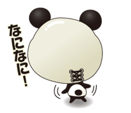 Wrestling mask panda sticker #4387816