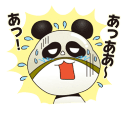 Wrestling mask panda sticker #4387817