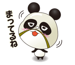 Wrestling mask panda sticker #4387825