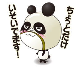 Wrestling mask panda sticker #4387832