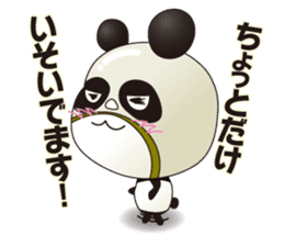 Wrestling mask panda sticker #4387832