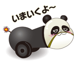 Wrestling mask panda sticker #4387834