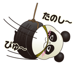 Wrestling mask panda sticker #4387836