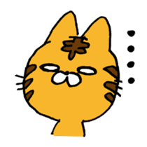 THE Angry cat OKONEKO sticker #4387883