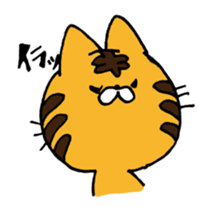 THE Angry cat OKONEKO sticker #4387898