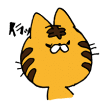 THE Angry cat OKONEKO sticker #4387898