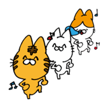 THE Angry cat OKONEKO sticker #4387909