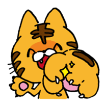 THE Angry cat OKONEKO sticker #4387911