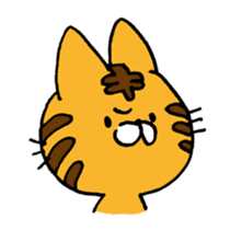 THE Angry cat OKONEKO sticker #4387915