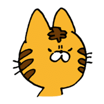 THE Angry cat OKONEKO sticker #4387916