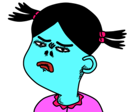 E.T.Baby Various cute face sticker #4388432