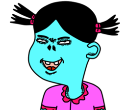 E.T.Baby Various cute face sticker #4388435