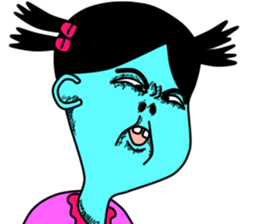 E.T.Baby Various cute face sticker #4388436