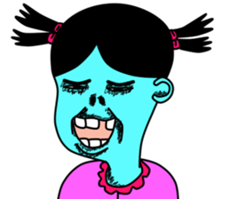 E.T.Baby Various cute face sticker #4388437