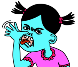 E.T.Baby Various cute face sticker #4388439