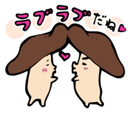 Various mushrooms sticker #4388476